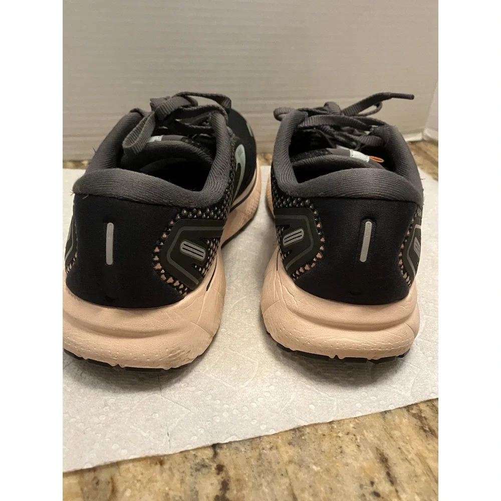 Brooks Ghost 14 Women's Size 9) Running Shoes Black Pearl Peach Sneakers